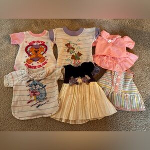 Vintage 1980’s Baby Doll Pajamas & Dresses Nightgowns LOT Total 6 HTF!